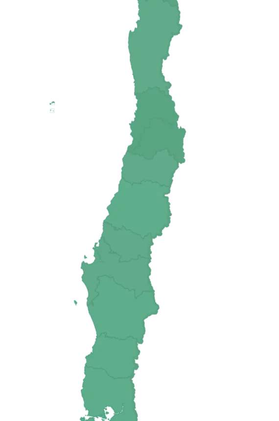 Mapa Centro de Chile